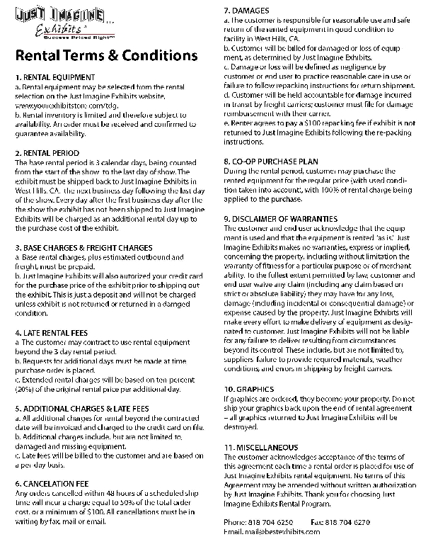 ExhibitRentalAgreement2011